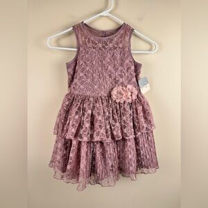 Pastourelle by Pippa & Julie Two Tiered Lacw Dress